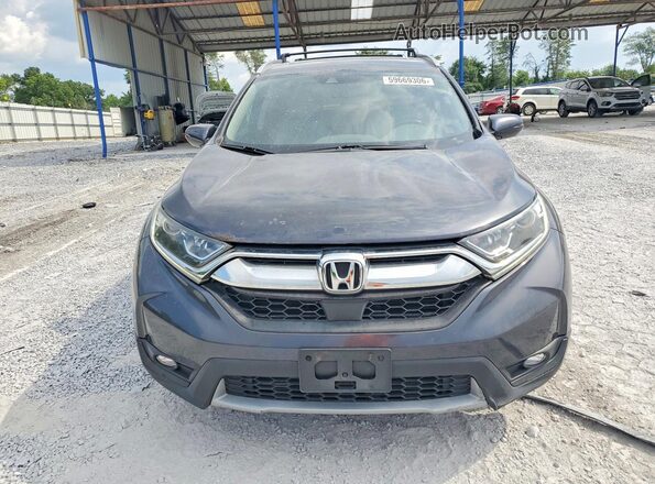5J6RW2H8XHL003956 2017 HONDA CR-V Серый Вид сзади