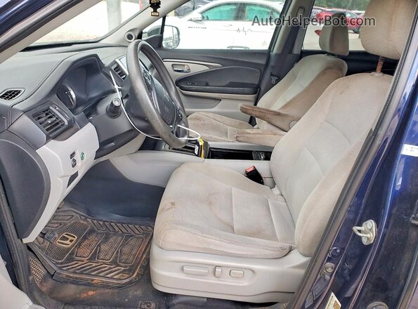5FNYF5H33GB021174 2016 HONDA PILOT Blue Առջևի վահանակի տեսք