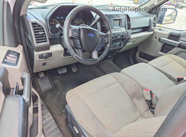 1FTEW1EG6HKE39753 2017 FORD F150 White ხელსაწყოთა პანელის ხედი