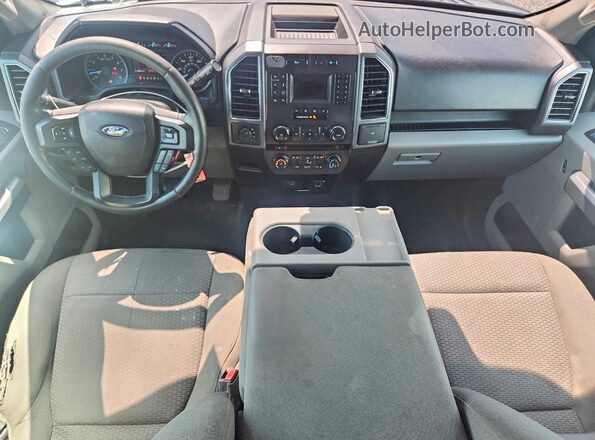1FTEW1EB5JFB29791 2018 FORD F150 Blue Вид щитка приладів