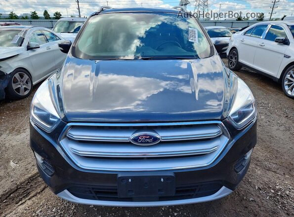 1FMCU9J95JUD34890 2018 FORD ESCAPE Gray უკანა ხედი