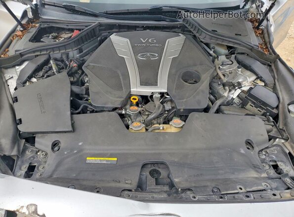 JN1EV7AP2JM353834 2018 INFINITI Q50 Silver ძრავის განყოფილების ხედი