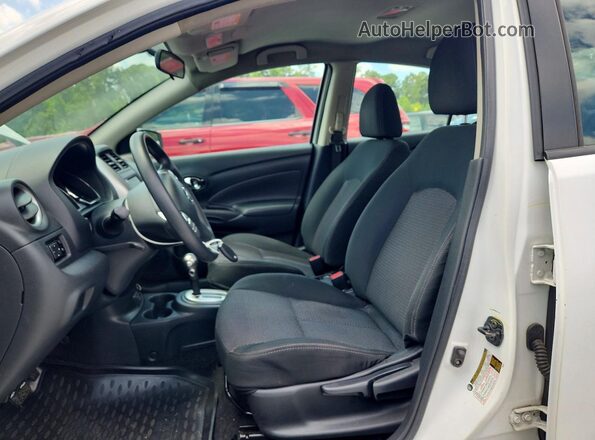 3N1CN7AP4KL878624 2019 NISSAN VERSA White წინა პანელის ხედი