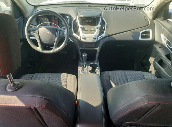 2GKALMEK8H6298432 2017 GMC TERRAIN White Instrument cluster view