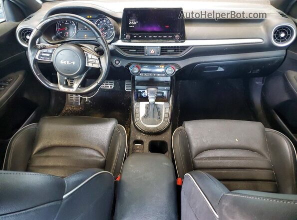 3KPF54AD4PE543860 2023 KIA FORTE Blue Instrument cluster view