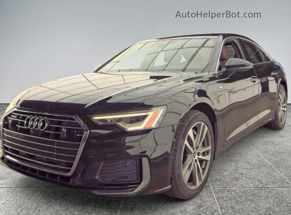 WAUL2AF23MN055781 2021 AUDI A6 Black Trasero izquierdo