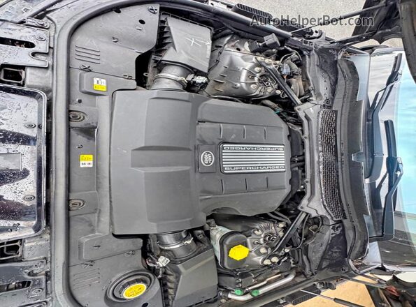 SALWR2EF2GA102485 2016 LAND ROVER RANGE Black Вид салону спереду