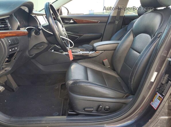 KNALB4J15J5120593 2018 KIA CADENZA Gray Vista del salpicadero