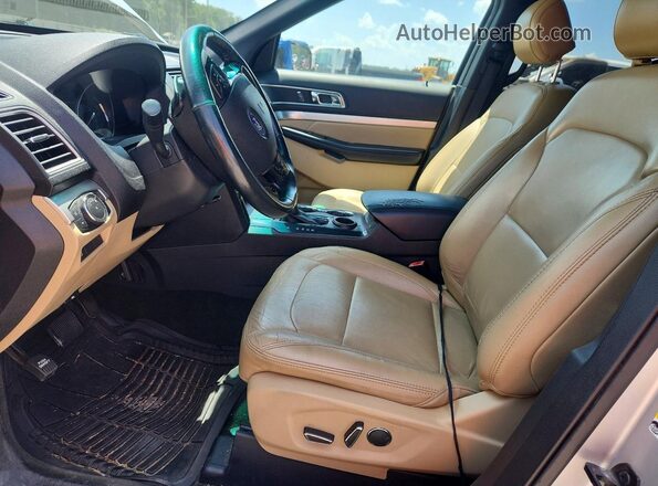 1FM5K7D86HGB43526 2017 FORD EXPLORER Silver Առջևի վահանակի տեսք