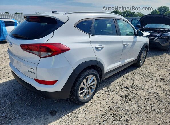 KM8J3CA42HU324615 2017 HYUNDAI TUCSON Белый Передняя правая четверть
