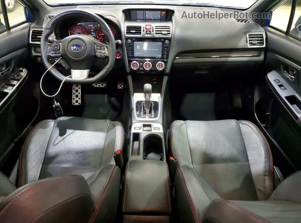 JF1VA1N67G8814184 2016 SUBARU WRX Blue Instrument cluster view