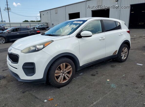 KNDPM3AC6H7192220 2017 KIA SPORTAGE Белый Задняя левая четверть
