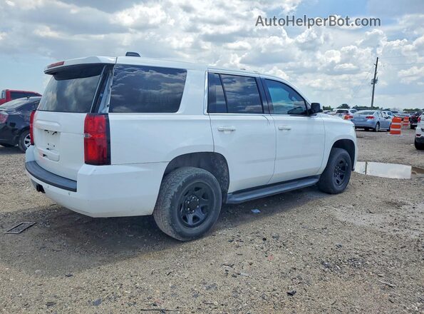 1GNLCDECXKR272656 2019 CHEVROLET TAHOE Белый Передняя правая четверть