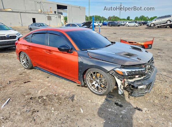 2HGFE1E57NH476787 2022 HONDA CIVIC Orange წინა ხედი
