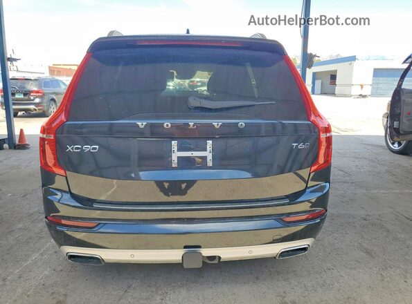 YV4A22PK5G1071424 2016 VOLVO XC90 Black წინა სალონის ხედი