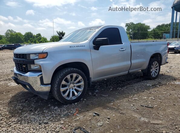 3GCNWAEH8KG292486 2019 CHEVROLET SILVERADO Серебряный Задняя левая четверть