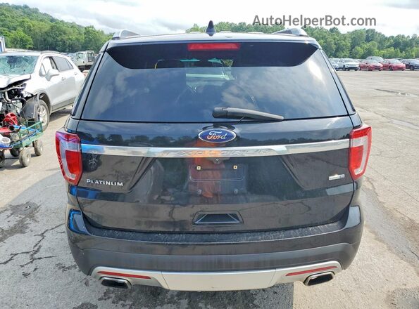 1FM5K8HT1GGD22883 2016 FORD EXPLORER Black Front interior view
