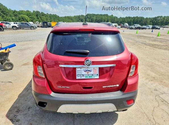 KL4CJASB8GB536606 2016 BUICK ENCORE Красный Вид салона спереди