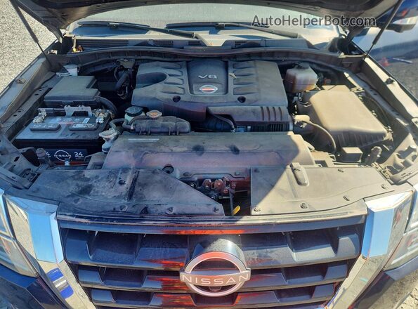 JN8AY2BA6M9372690 2021 NISSAN ARMADA Blue Vista de la etiqueta del VIN