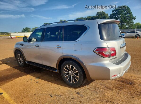 JN8AY2ND0J9056316 2018 NISSAN ARMADA Silver Trasero derecho