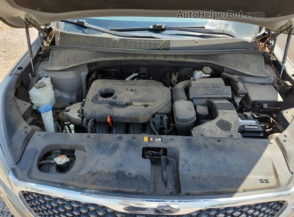 5XYPG4A32HG209126 2017 KIA SORENTO Silver Engine compartment view