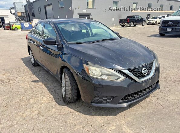 3N1AB7AP1GL636140 2016 NISSAN SENTRA Black Հետևի ձախ