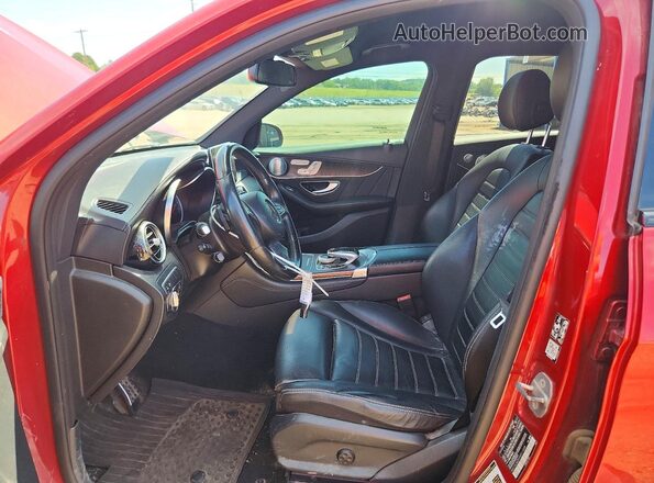 WDC0G6EB5HV011058 2017 MERCEDES-BENZ GLC-CLASS Burgundy Առջևի վահանակի տեսք
