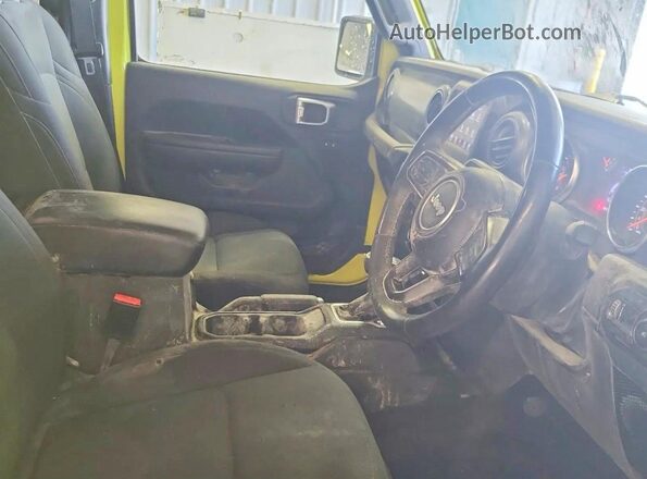 1C4HJXKN3PW611892 2023 JEEP WRANGLER Yellow Front view