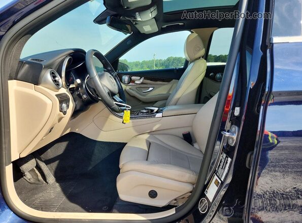 WDC0G4KB2HV007882 2017 MERCEDES-BENZ GLC-CLASS Blue Առջևի վահանակի տեսք