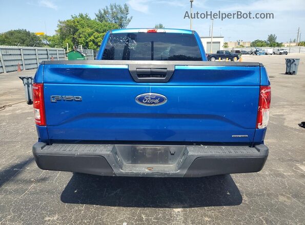 1FTEX1E83GKE50908 2016 FORD F150 Blue Vista interior delantera