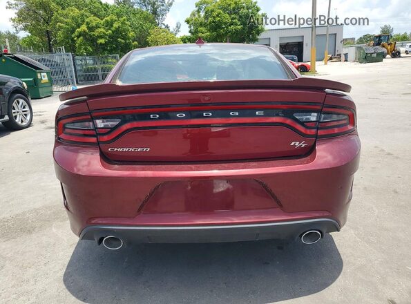 2C3CDXCT0MH569095 2021 DODGE CHARGER Burgundy Սալոնի դիմացի տեսք