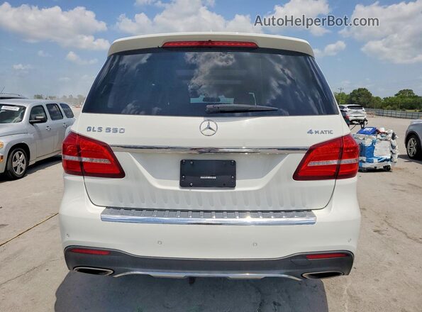 4JGDF7DE8HA797887 2017 MERCEDES-BENZ GLS White Widok wnętrza z przodu