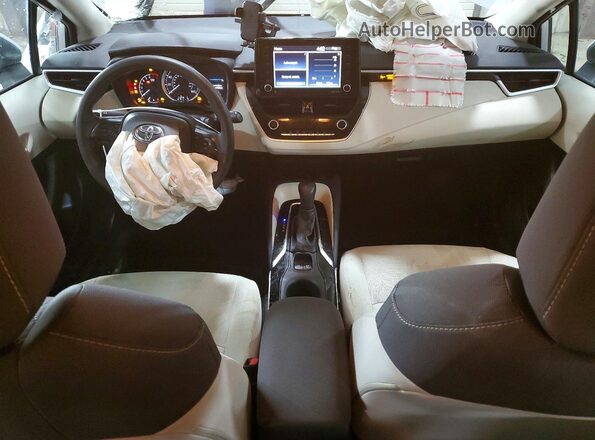 5YFEPMAE3NP320462 2022 TOYOTA COROLLA Silver ხელსაწყოთა პანელის ხედი