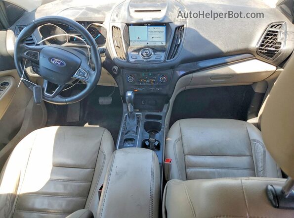 1FMCU0JD6HUC14042 2017 FORD ESCAPE White ხელსაწყოთა პანელის ხედი