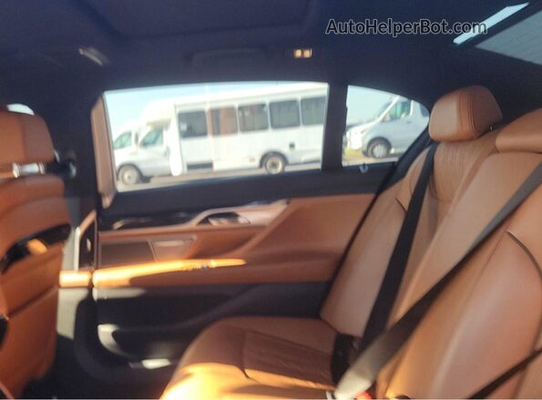 WBA7T4C01LGF97132 2020 BMW 7 SERIES Gray Հետևի տեսք