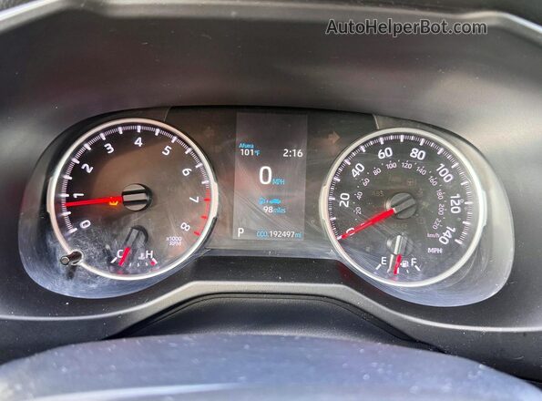 2T3F1RFVXKC029357 2019 TOYOTA RAV4 White Vista del cuadro de instrumentos