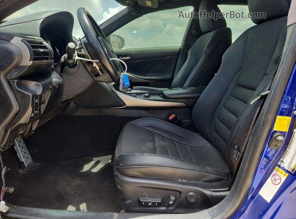 JTHBA1D27J5083680 2018 LEXUS IS Blue Առջևի վահանակի տեսք