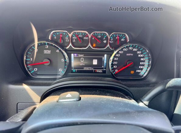 1GNSKHKC7KR132008 2019 CHEVROLET SUBURBAN Black Вид щитка приладів