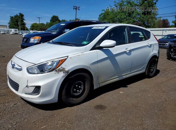 KMHCT5AE4HU310941 2017 HYUNDAI ACCENT White Rear left