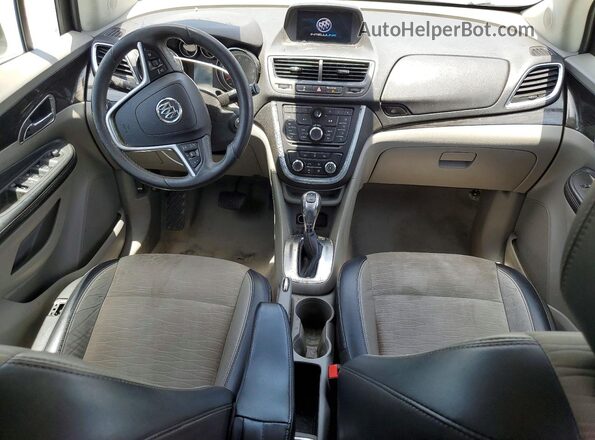 KL4CJASB5GB700541 2016 BUICK ENCORE Белый Вид щитка приборов