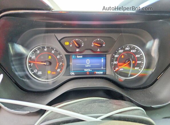 1G1FB1RX3L0135268 2020 CHEVROLET CAMARO Gray Vista de los asientos traseros