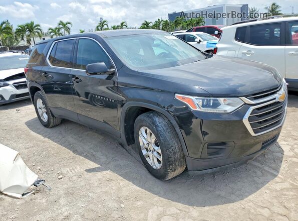 1GNERFKW6KJ111558 2019 CHEVROLET TRAVERSE Черный Вид спереди