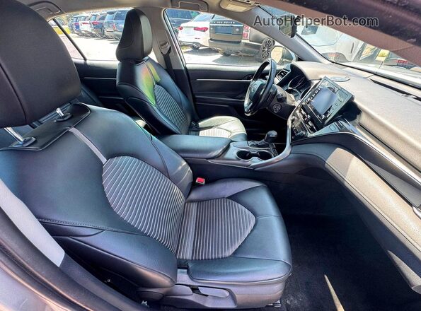 4T1G11AK3MU604122 2021 TOYOTA CAMRY Gray Rear view