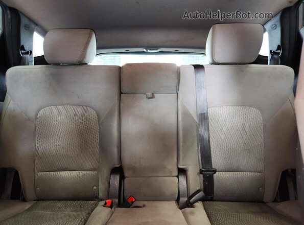 5XYZT3LB6JG556547 2018 HYUNDAI SANTA Gray Widok wnętrza z tyłu