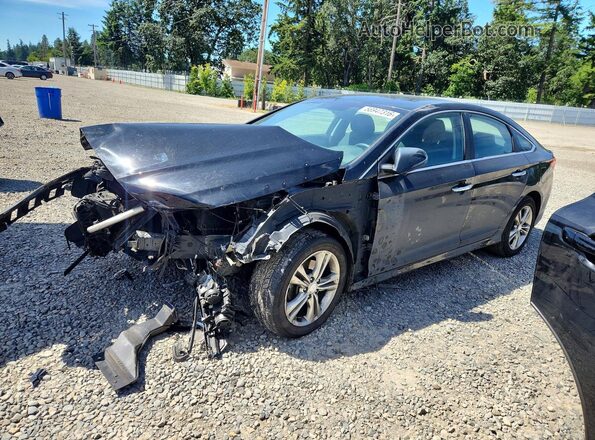 5NPE34AF4KH769257 2019 HYUNDAI SONATA Black უკანა მარცხენა