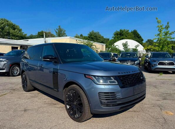 SALGS5RE3KA541540 2019 LAND ROVER RANGE Blue Հետևի ձախ