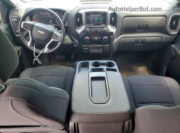 1GC4YNE72NF161435 2022 CHEVROLET SILVERADO Белый Вид щитка приборов