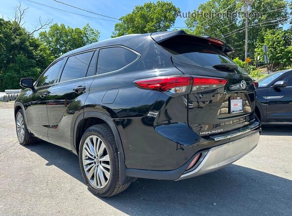 5TDKDRAH8PS508181 2023 TOYOTA HIGHLANDER Black Rear right
