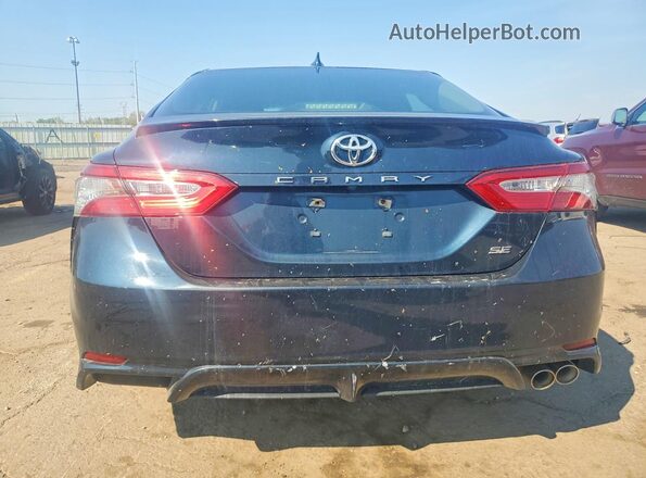 4T1B11HK7KU756160 2019 TOYOTA CAMRY Blue Вид салону спереду