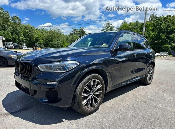 5UXTA6C07M9E53785 2021 BMW X5 Black Rear left